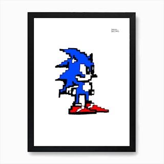 Sonic Art Print