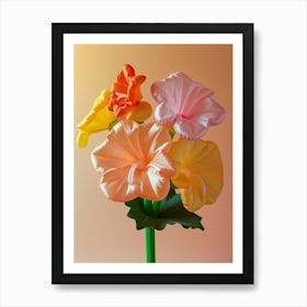 Dreamy Inflatable Flowers Nasturtium 1 Art Print