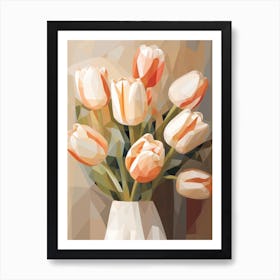 Tulip Flower Still Life Painting 2 Dreamy Art Print