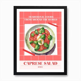 Caprese Salad Italy 2 Foods Of The World Art Print