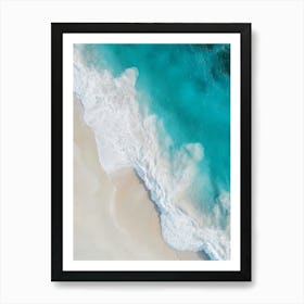 Aerial View Of A Beach 70 Art Print