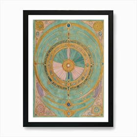 Pastel Tarot Card Art Print