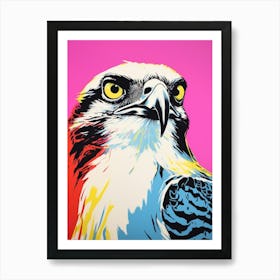 Andy Warhol Style Bird Osprey 1 Art Print