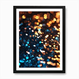 Confetti Background Art Print