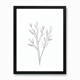 Twigs Art Print