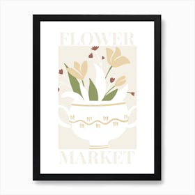 Flower Market  03 Art Print