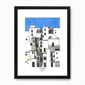 Polignano Art Print