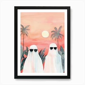 White Ghosts Art Print