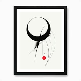 Chinese Calligraphy Abstract Elegant Classic Art Print