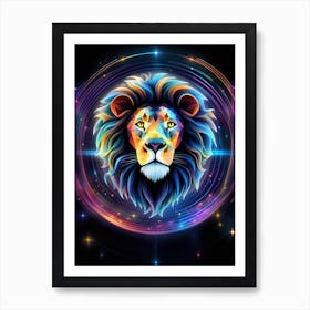 Lion Head 3 Art Print