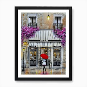 Paris Cafe Art Print