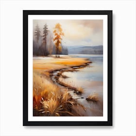 Autumn Landscape . 3 Art Print