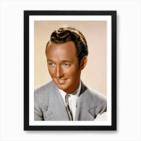 Bing Crosby Retro Collage Movies Art Print