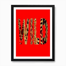 Wild Animal Jungle Print Art Print