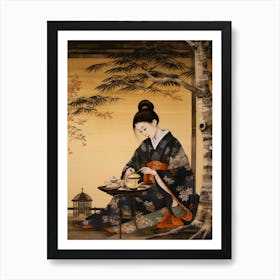 Tea Ceremony Japanese Style 4 Art Print