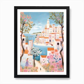 Ibiza Spain 5 Illustration Art Print