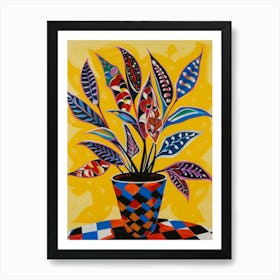 'Plant In A Pot' 1 Art Print