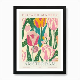 Flower Market Amsterdam 6 Art Print