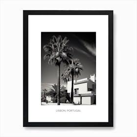 Poster Of Marbella, Spain, Photography In Black And White 3 Art Print