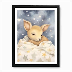 Sleeping Baby Kangaroo 3 Art Print