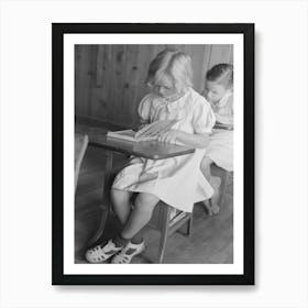 Untitled Photo, Possibly Related To Schoolchildren, Lake Dick Project, Arkansas By Russell Lee Art Print