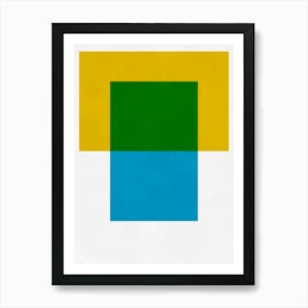 Geometric and modern abstract 14 Art Print