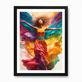 Angel Wings Manifestation 1 Art Print