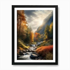 Autumn In The Mountains 50 Art Print