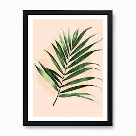 Palm Leaf Print Poster