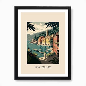 Portofino Italy 1 Vintage Travel Poster Póster