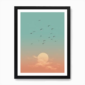 Birds In The Sky 5 Art Print