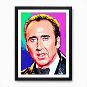 Nicolas Cage Pop Movies Art Movies Art Print