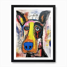 Sad dog 77 Art Print