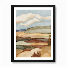 Desert Landscape 2 Art Print