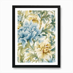 Floral Wallpaper 4 Art Print