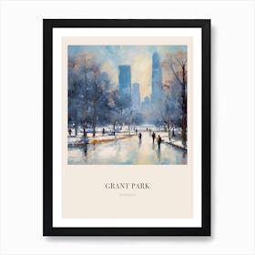 Grant Park Chicago United States 4 Vintage Cezanne Inspired Poster Art Print