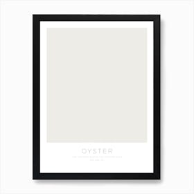 The Colour Block Collection - Oyster Art Print