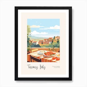 Tuscany, Italy Summer Food 2 Italian Summer Collection Affiche