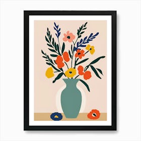 Flowers In A Vase 12 Art Print