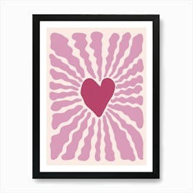 Heart Of Love 11 Art Print