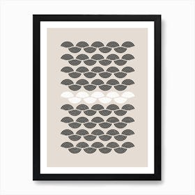 Line Abstract No 402 Art Print