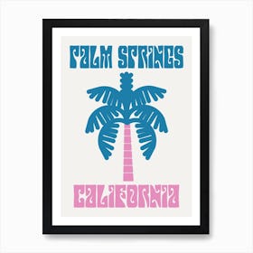 Palm Springs Palm Tree Art Print