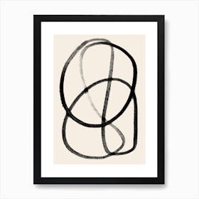 Abstract In Nude Art Print