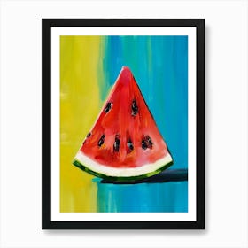 Watermelon Slice Art Print