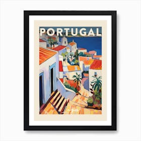 Lagos Portugal 1 Fauvist Painting  Travel Poster Art Print