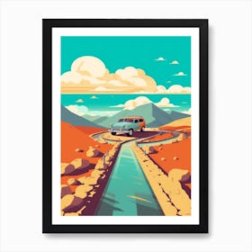 A Hammer In The Andean Crossing Patagonia Illustration 4 Art Print