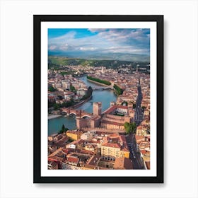 Aerial View Of Florence, Italy Art Print