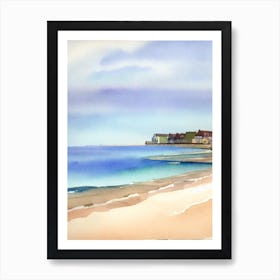 Broadstairs Beach 3, Kent Watercolour Art Print