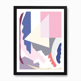 Pink Abstract Art Print