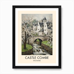 Castle Combe (Wiltshire) Painting 6 Travel Poster Art Print